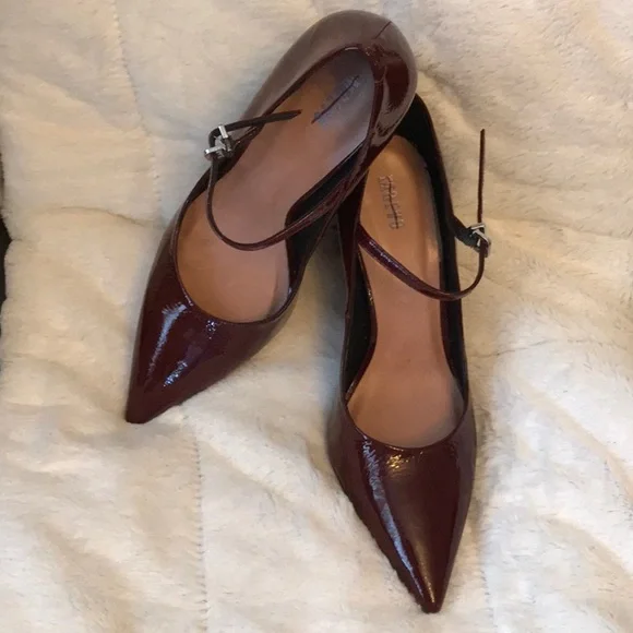 Maeve The Sibley Mary Jane Wedge Heels NWOB size 37/6.5 - Picture 9 of 10